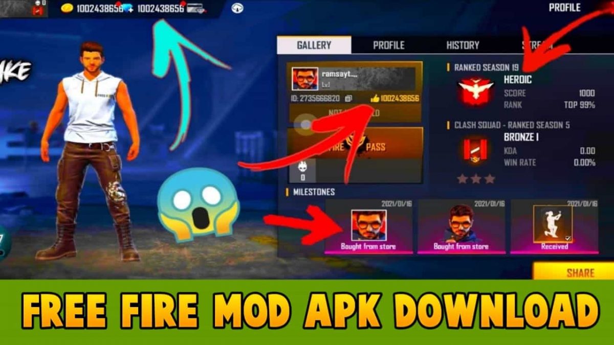 Free Fire APK Download 2022 Latest Version For Android