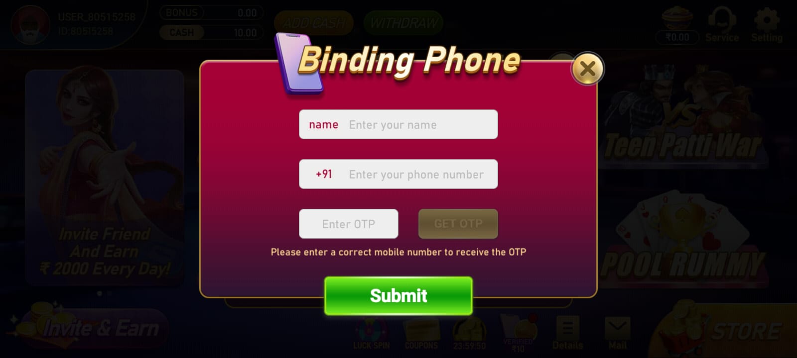 How To Register In Rummy Boss Apk?
